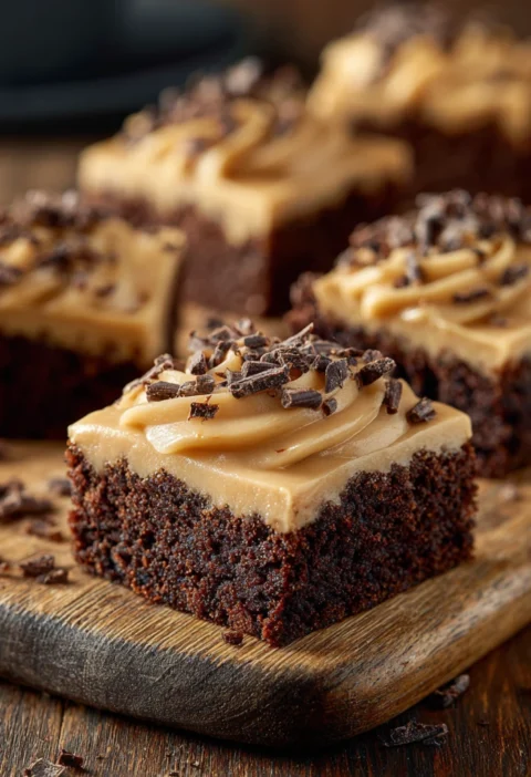 Peanut Butter Frosted Brownies