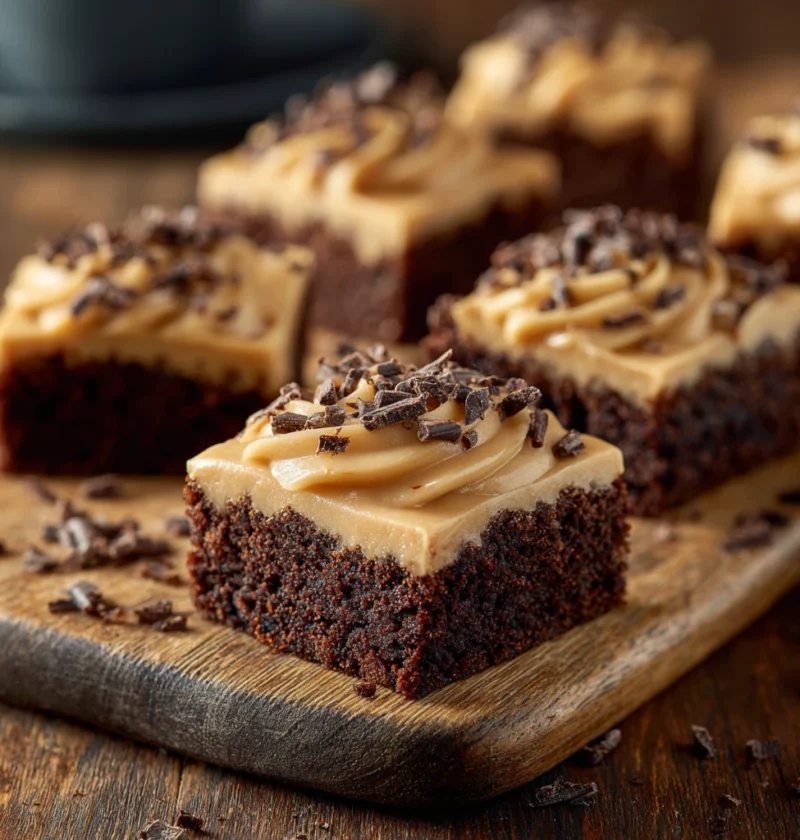 Peanut Butter Frosted Brownies