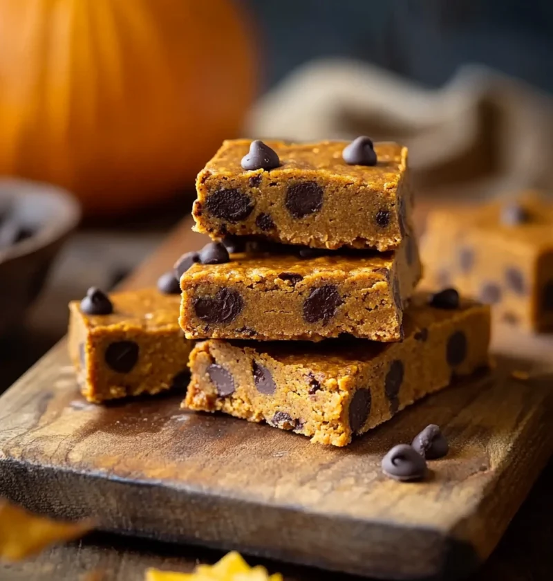 Pumpkin Chocolate Chip Protein Bars
