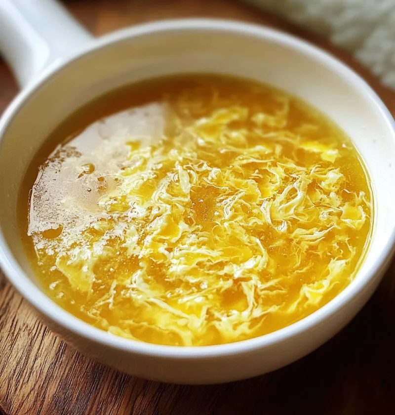 Egg Drop Soup Minutes Perfect Comfort Food