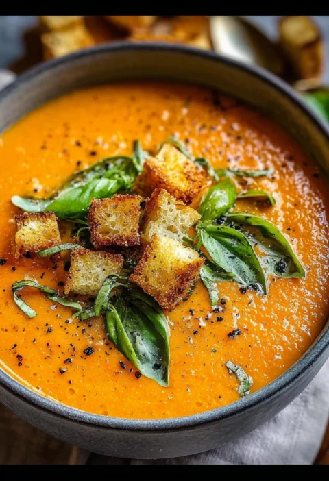 Roasted Carrot Soup Perfect Fall