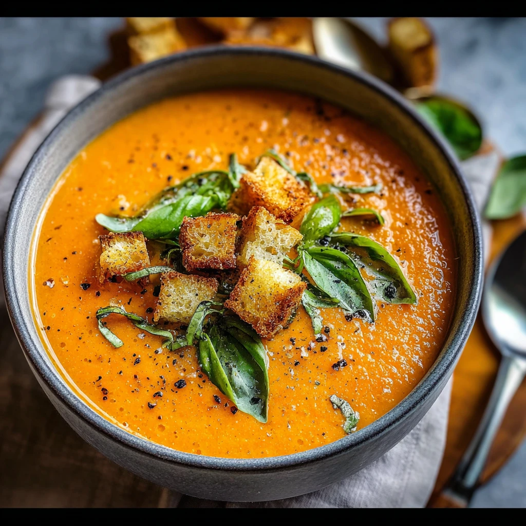 Roasted Carrot Soup Perfect for Fall