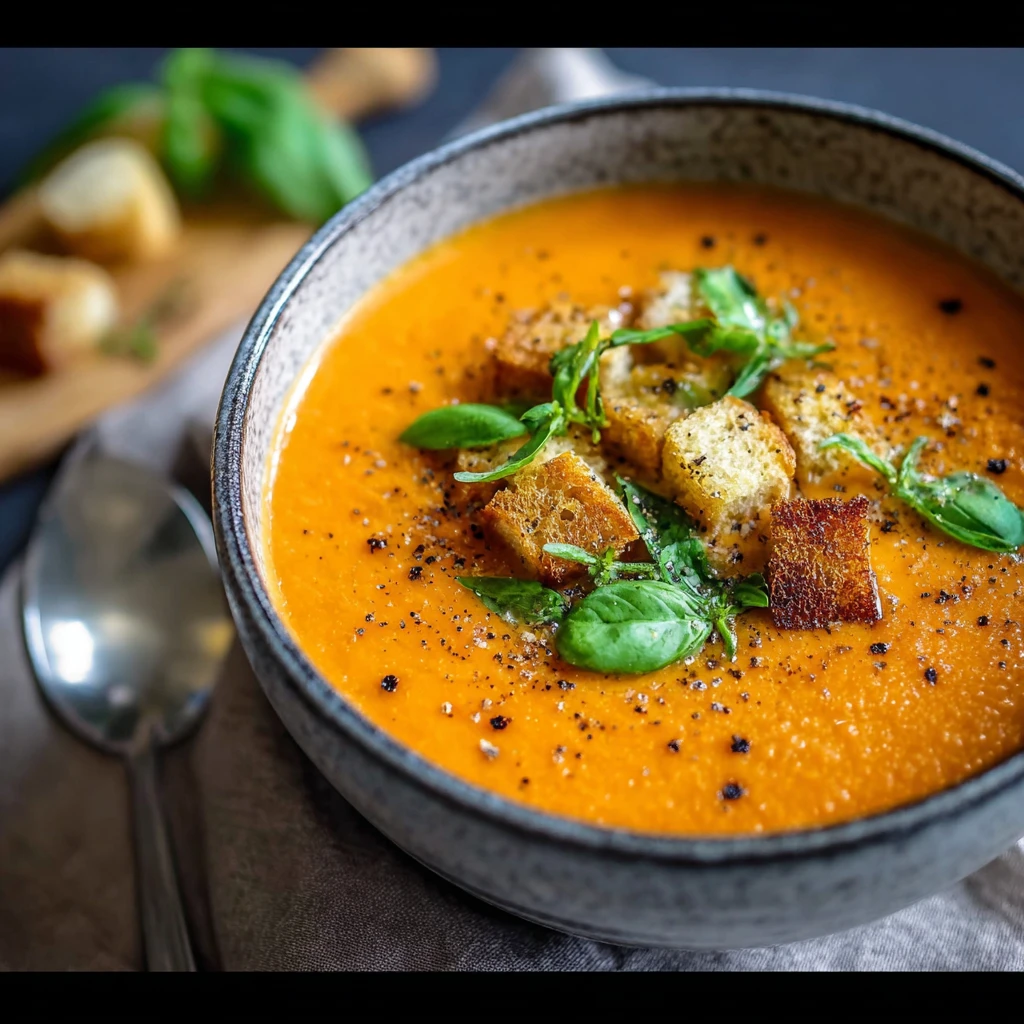 Roasted Carrot Soup Perfect Fall