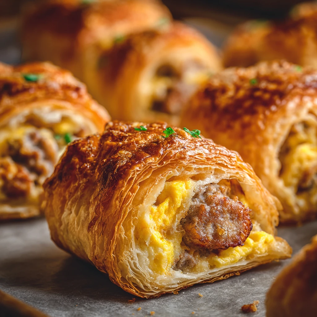 Sausage Egg & Cheese Roll-Ups