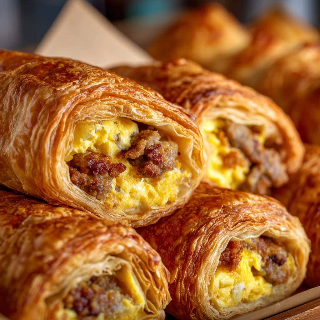 Sausage Egg Cheese Rollups