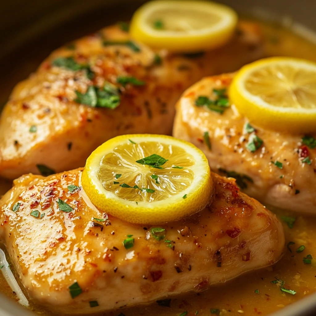 Slow Cooker Italian Lemon Chicken