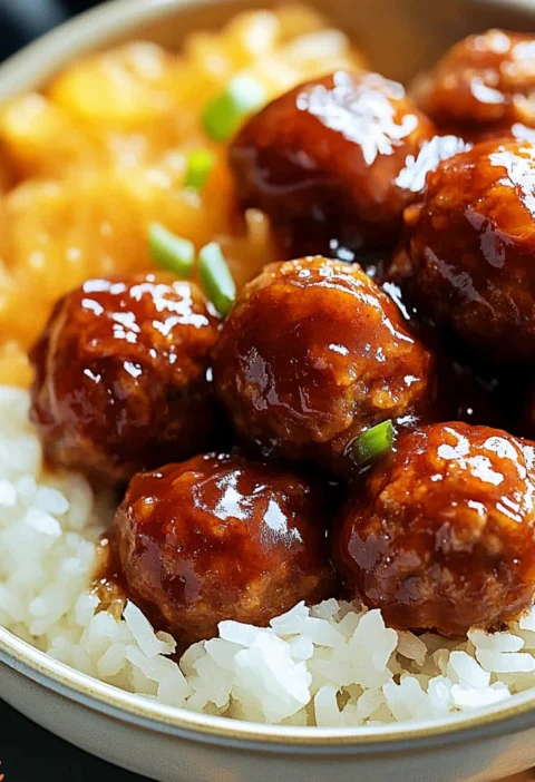Slow Cooker Sweet Sour Meatballs