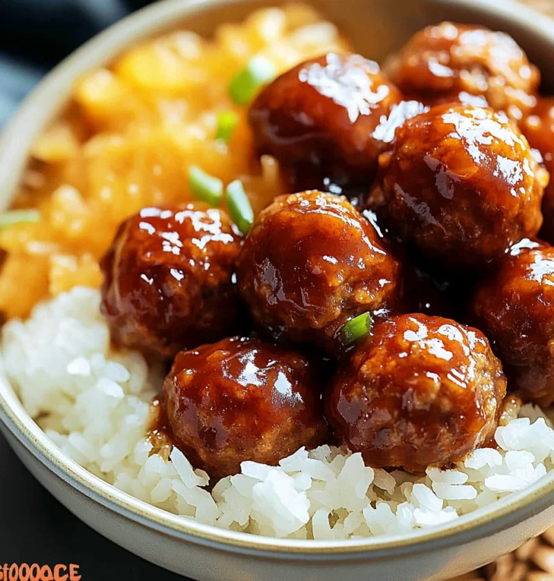 Slow Cooker Sweet Sour Meatballs