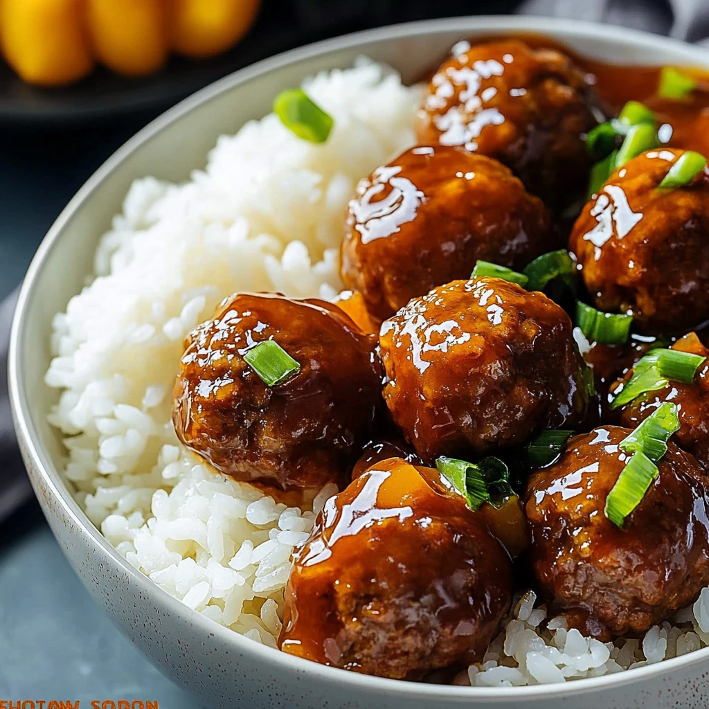Slow Cooker Sweet Sour Meatballs