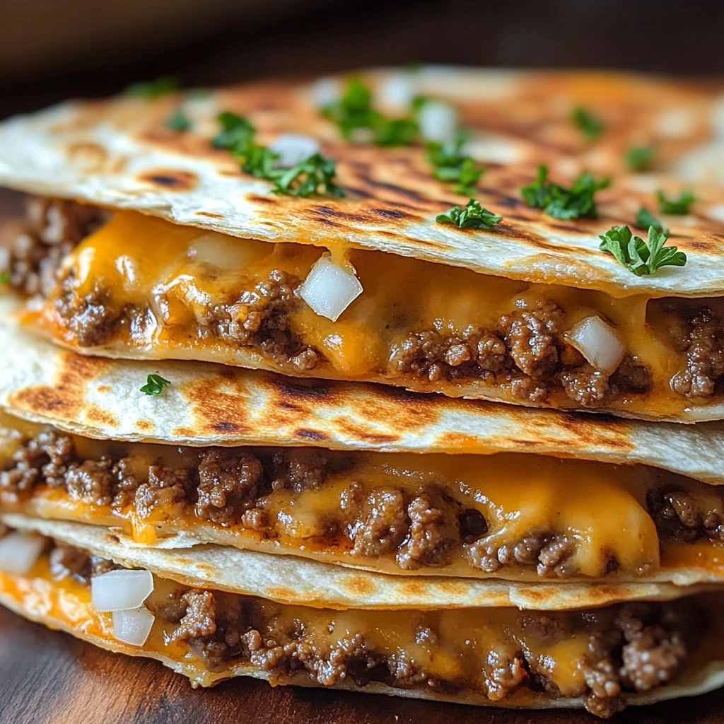 Smashburger Quesadillas Juicy Beef Melty Cheese Delight