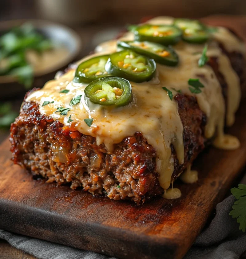 Smoky Jalapeno Popper Meatloaf Creamy