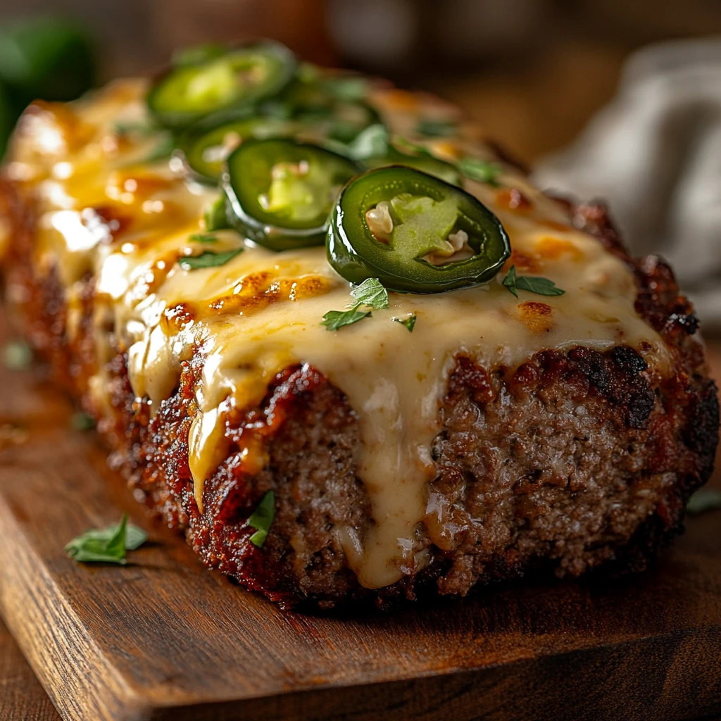 Smoky Jalapeno Popper Meatloaf Creamy