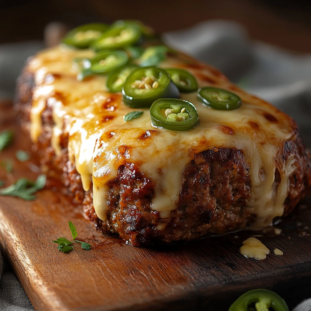 Smoky Jalapeno Popper Meatloaf Creamy