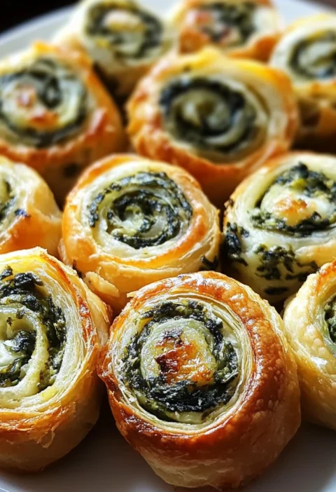 Spinach Dip Pinwheels Delicious Bitesized Appetizer