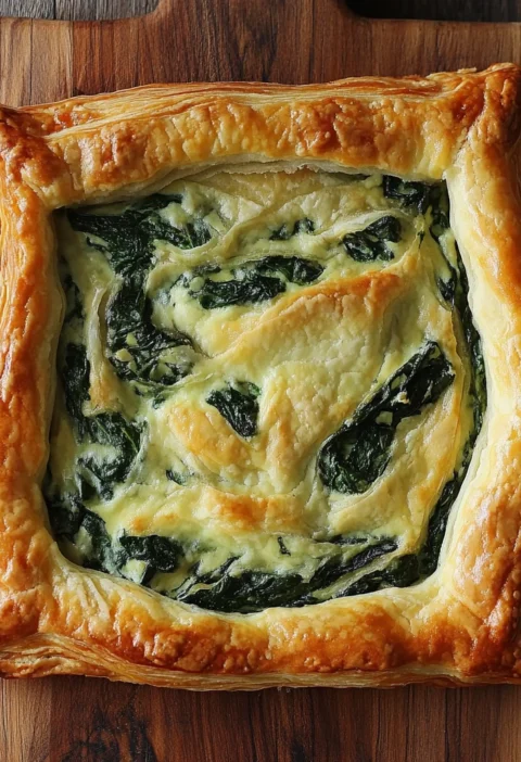 Spinach Feta Puff Pastry