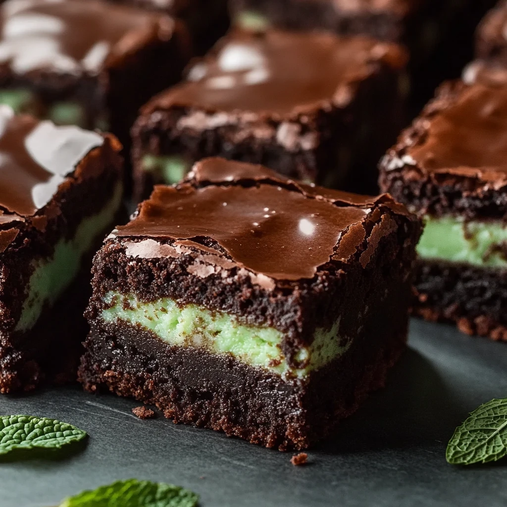Mint Chocolate Brownies Youll Ever Make