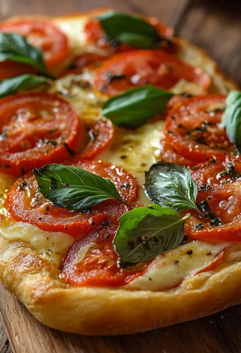 Tomato Basil Garlic Bread