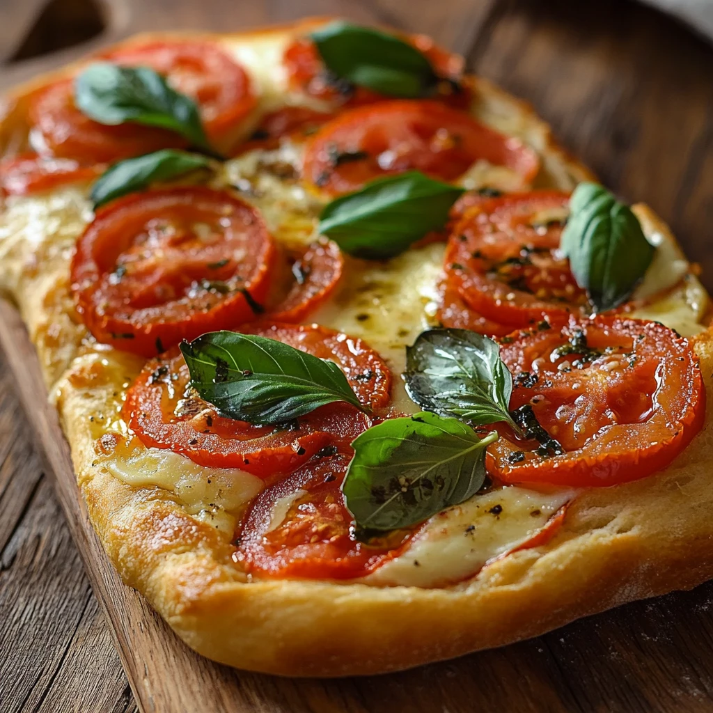 Tomato Basil Garlic Bread