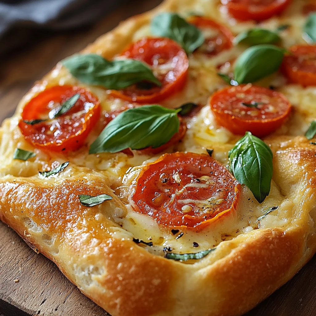 Tomato Basil Garlic Bread