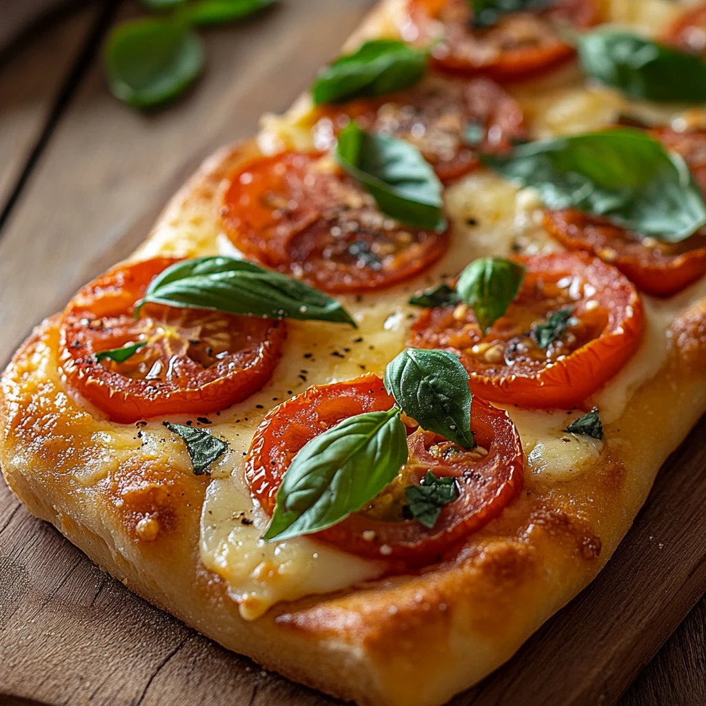 Tomato Basil Garlic Bread