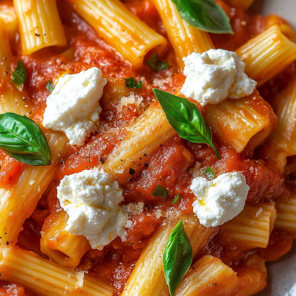 Tomato Ricotta Pasta