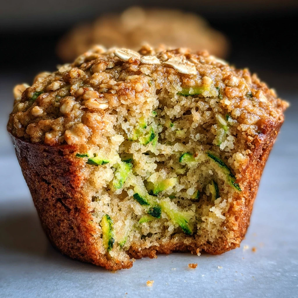 Zucchini Oatmeal Muffins 10minute Moist Magic