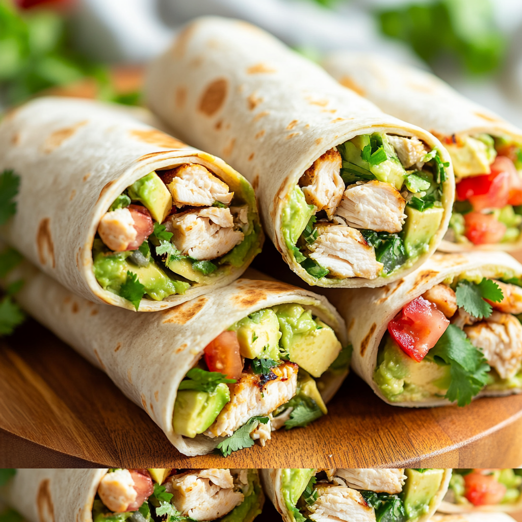 10-Minute Prep Chicken Avocado Ranch Burritos for Busy Weeknights