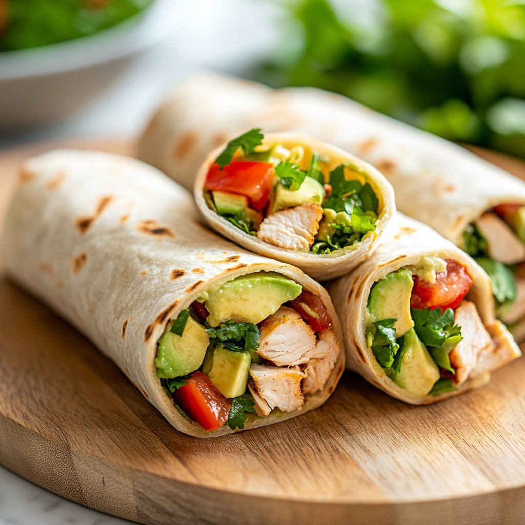 10-Minute Prep Chicken Avocado Ranch Burritos for Busy Weeknights