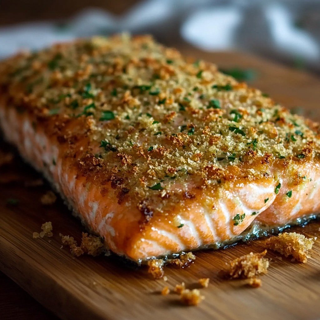 20-Minute Crispy Parmesan Crusted Baked Salmon