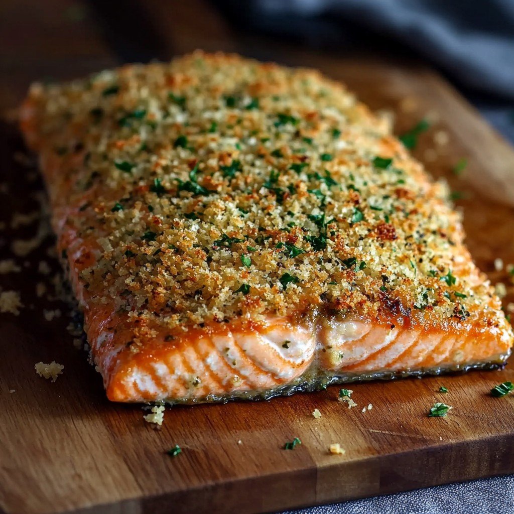 20-Minute Crispy Parmesan Crusted Baked Salmon