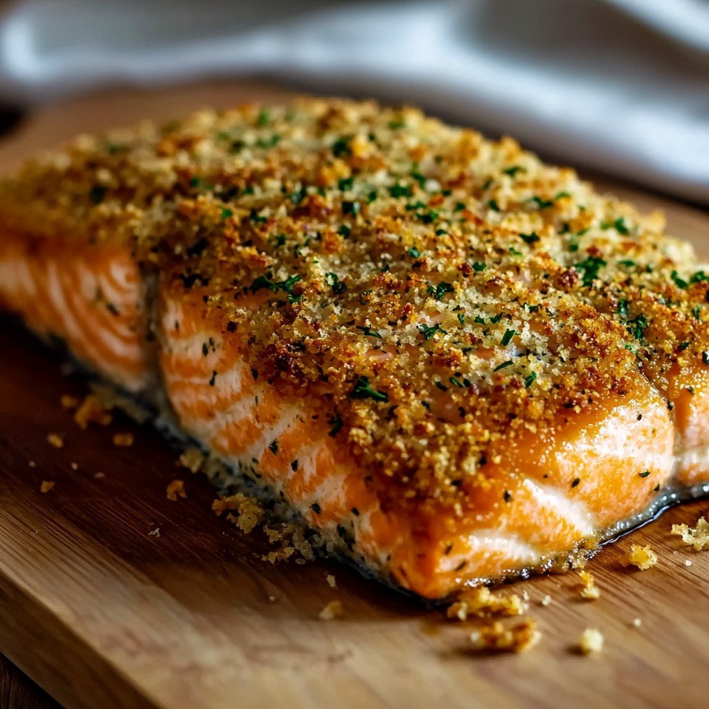 20-Minute Crispy Parmesan Crusted Baked Salmon