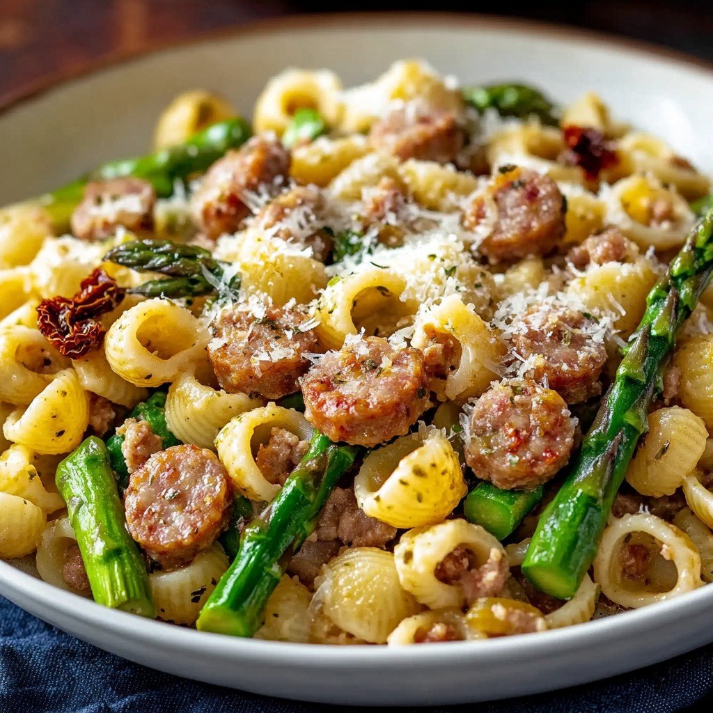 25-Minute Easy Sausage & Asparagus Pasta for Busy Nights