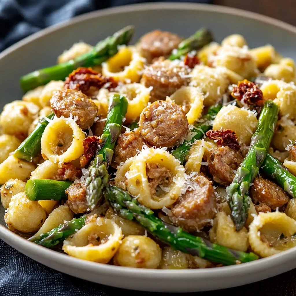 25-Minute Easy Sausage & Asparagus Pasta for Busy Nights
