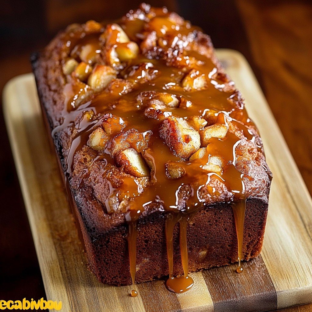 5-Ingredient Caramel Apple Fritter Bread You’ll Bake on Repeat