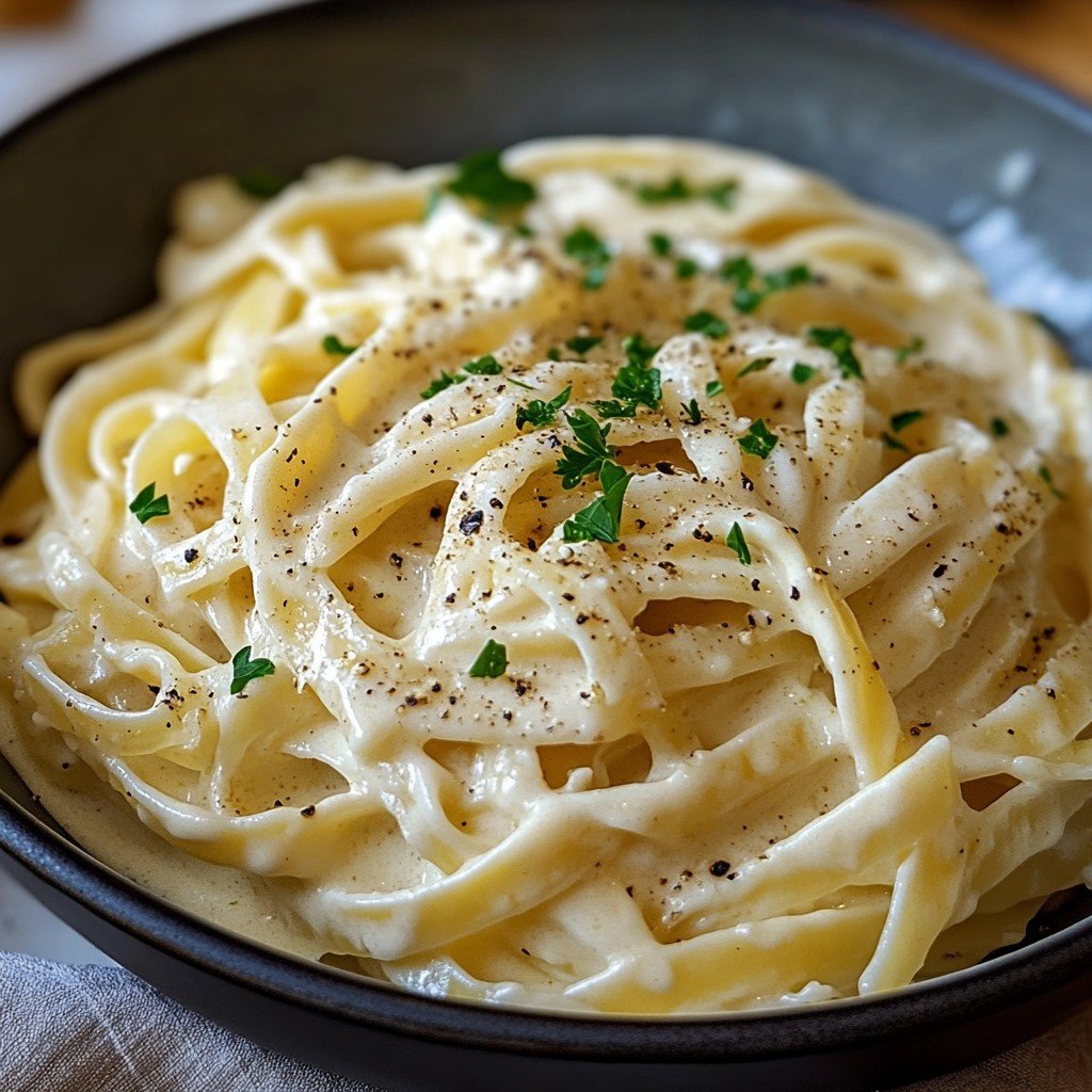 Best Ever Creamy Fettuccine Alfredo PastaQuick & Easy Savory Valentine’s Day Dinners