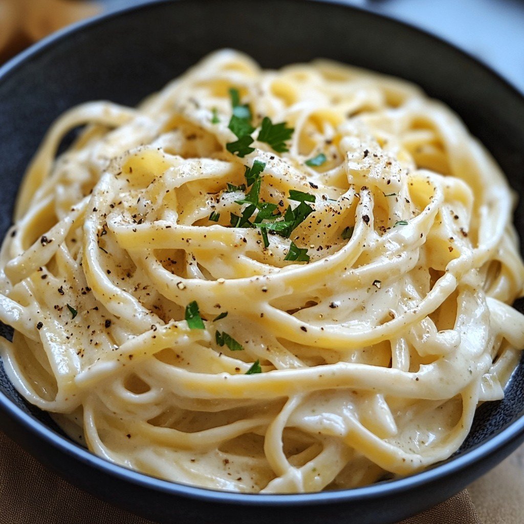 Best Ever Creamy Fettuccine Alfredo PastaQuick & Easy Savory Valentine’s Day Dinners