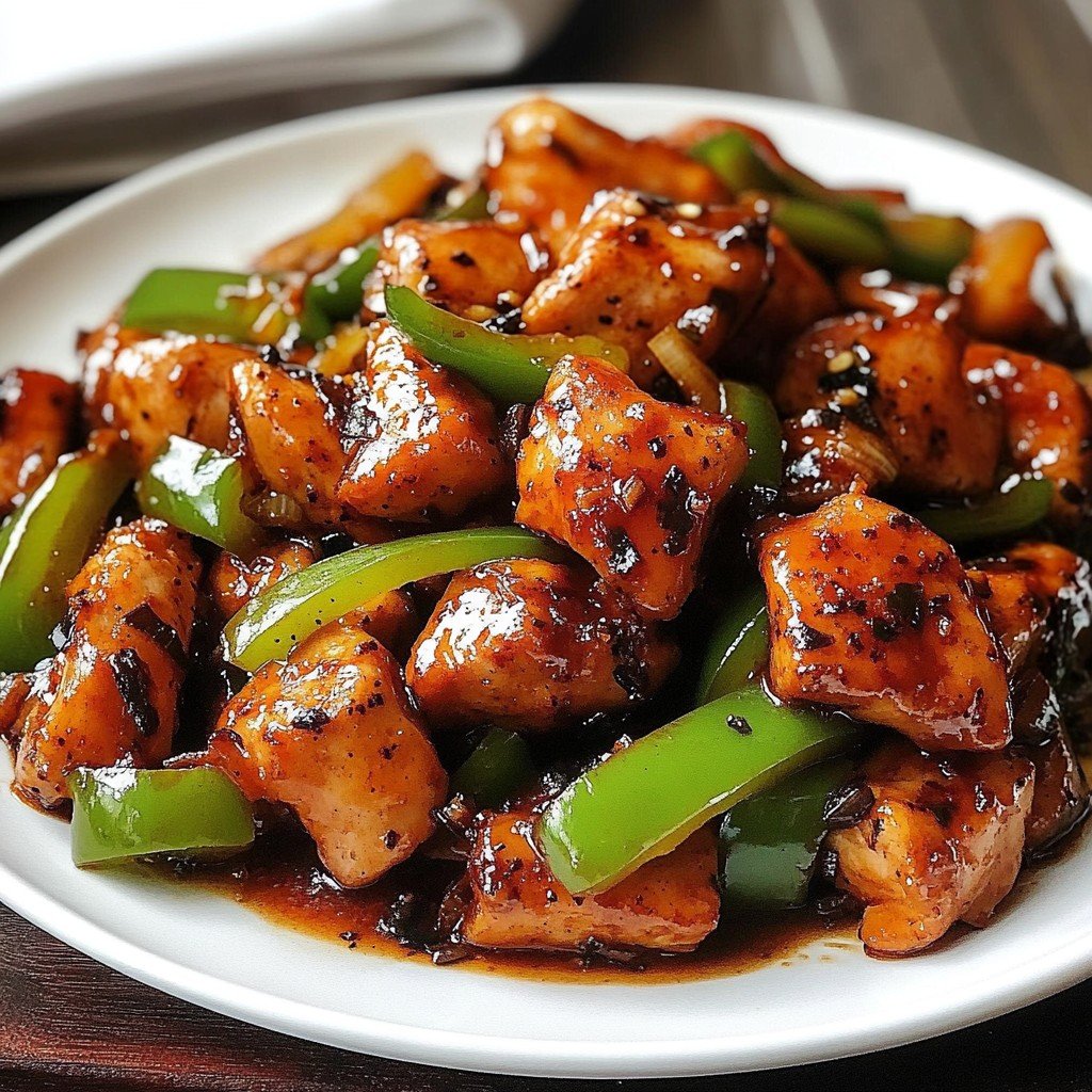 Black Pepper Chicken