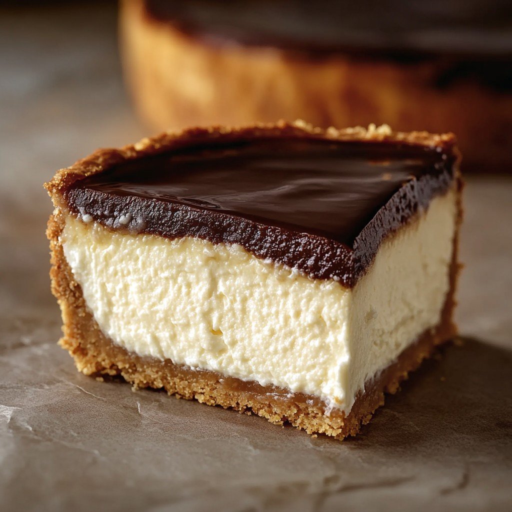 Boston Cream Pie Cheesecake