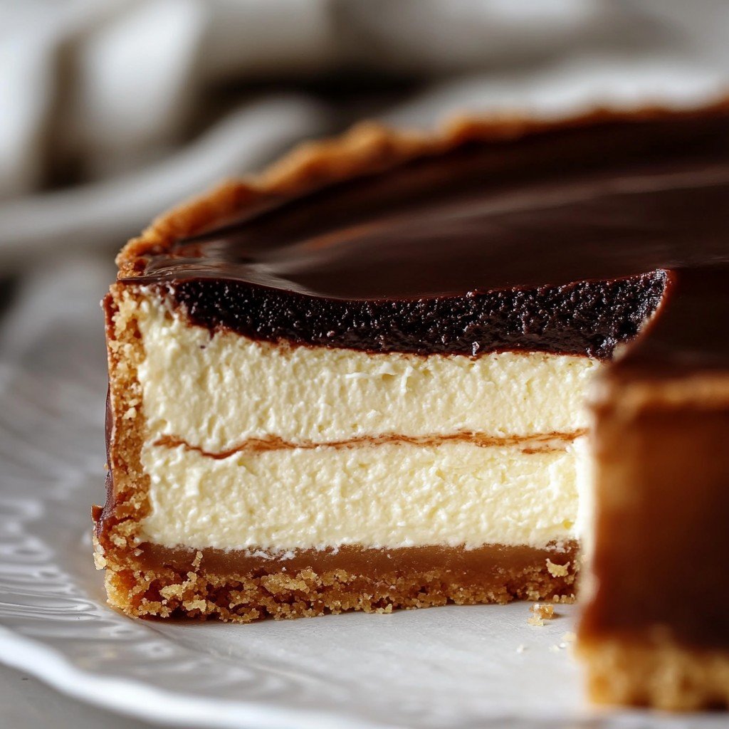 Boston Cream Pie Cheesecake
