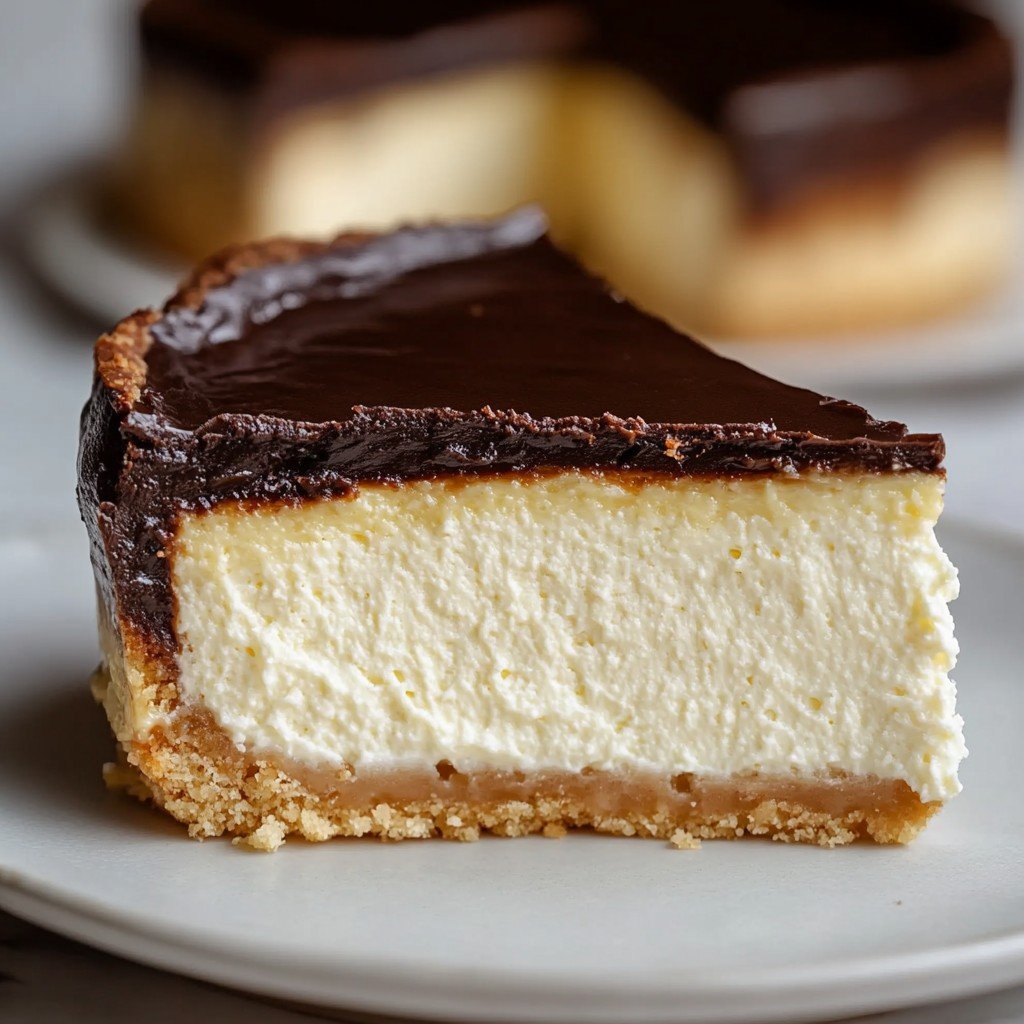 Boston Cream Pie Cheesecake