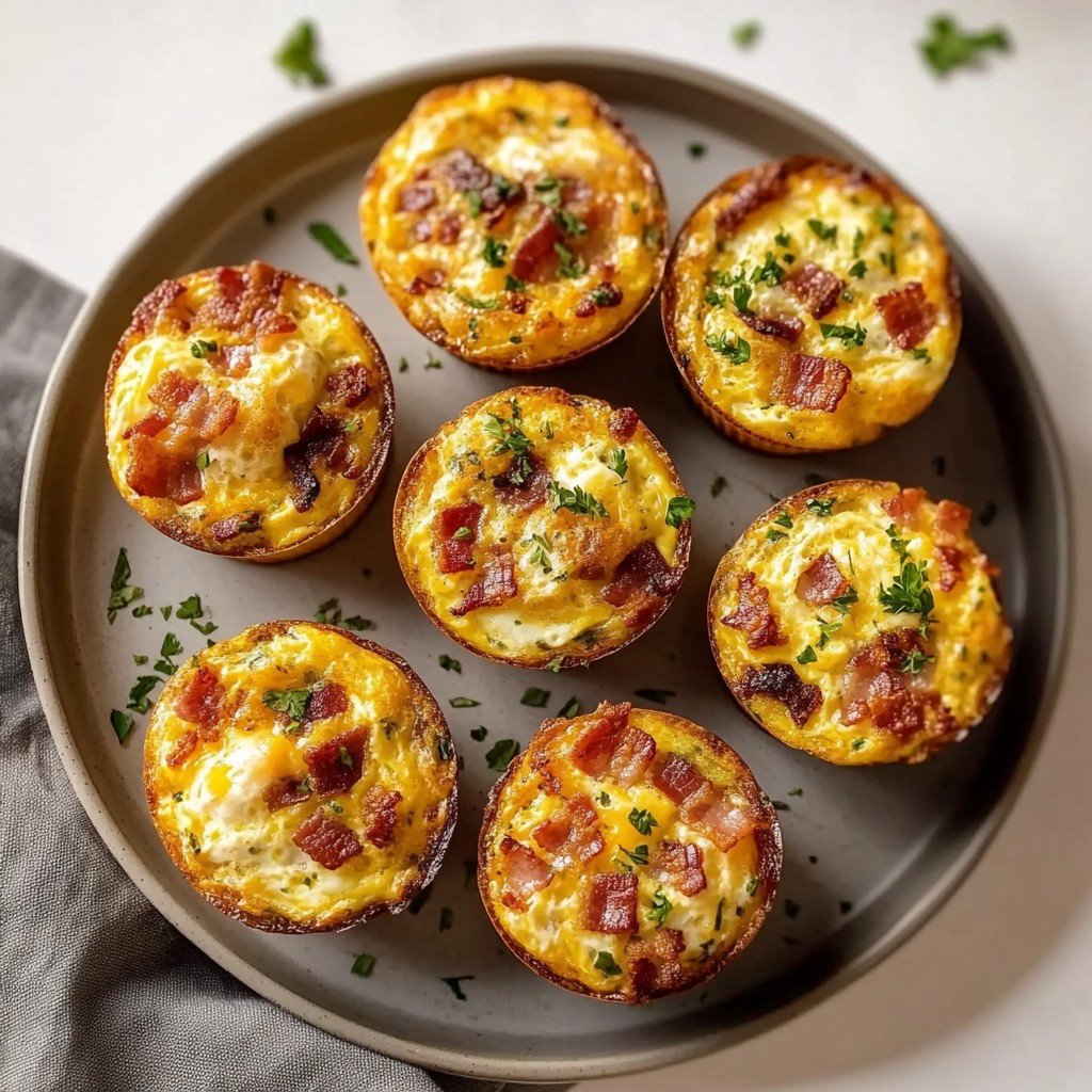 Cheesy Muffin Tin Cottage Cheese Egg Bites