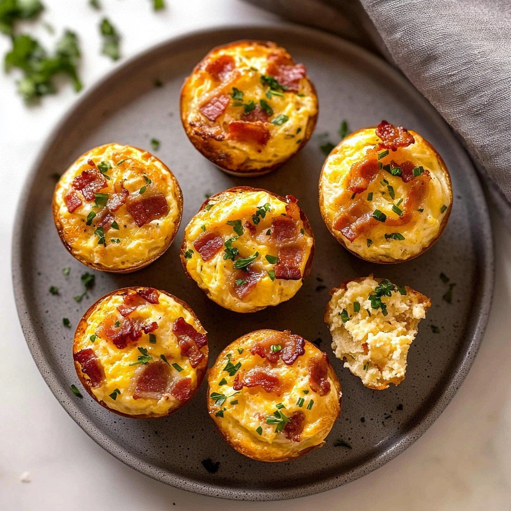 Cheesy Muffin Tin Cottage Cheese Egg Bites