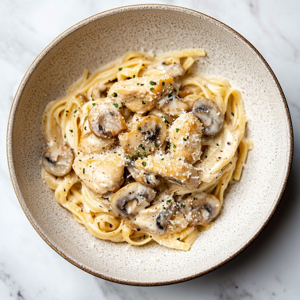 Chicken and Mushroom Pasta