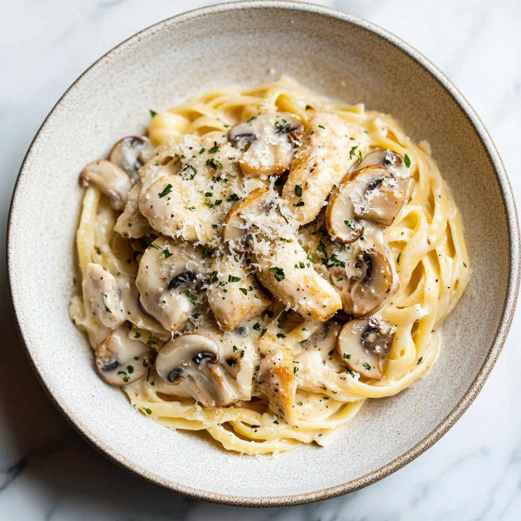 Chicken and Mushroom Pasta