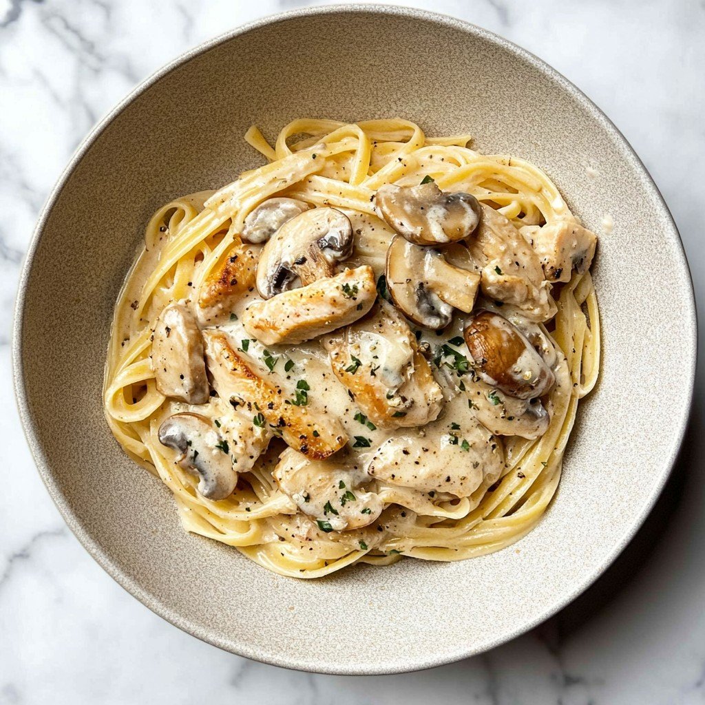 Chicken and Mushroom Pasta