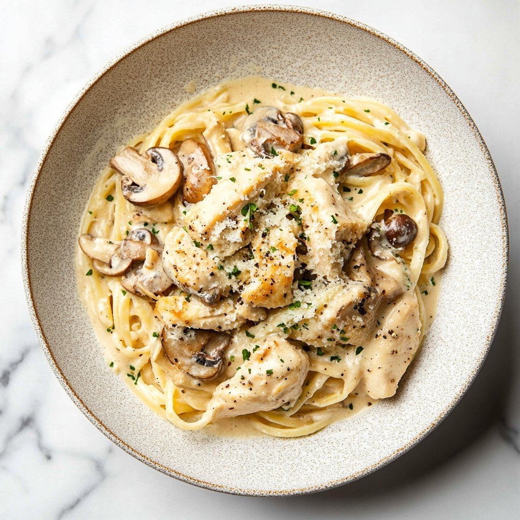 Chicken and Mushroom Pasta