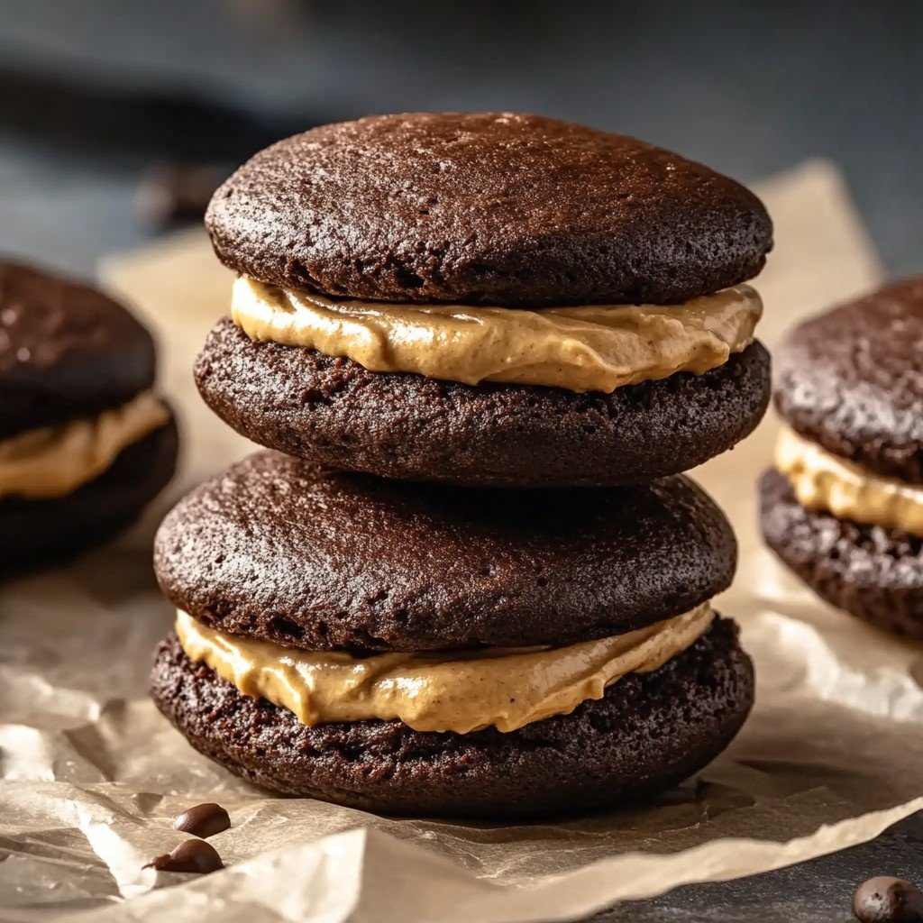 Chocolate Coffee Whoopie Pies