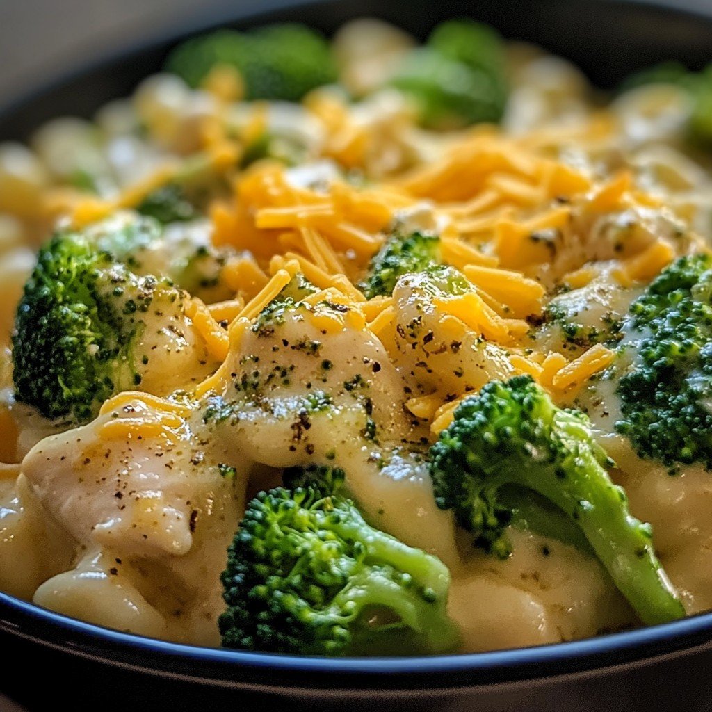 Creamy Cheddar Chicken Broccoli Made Easy