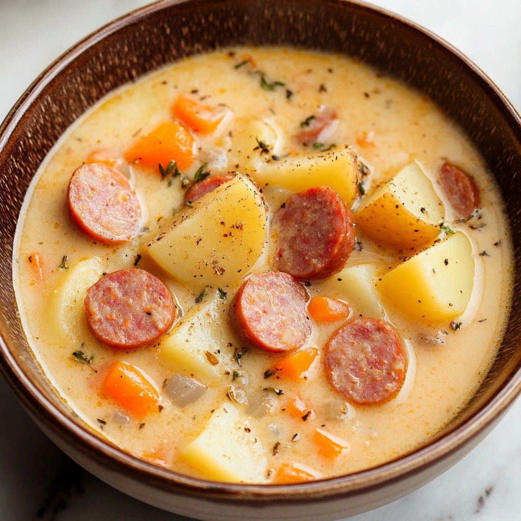 Creamy Kielbasa Potato Soup