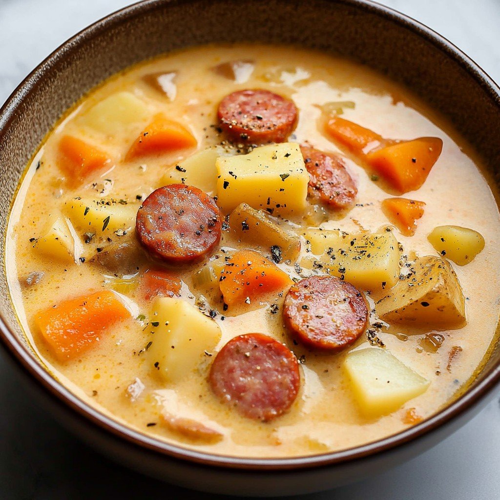 Creamy Kielbasa Potato Soup